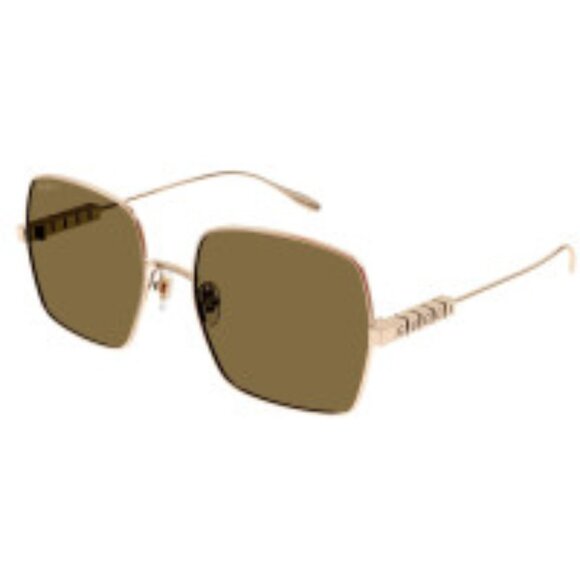 NEW GUCCI SUNGLASSES GUCCI GG1434S 004 GOLD EYEWEAR - Picture 1 of 3